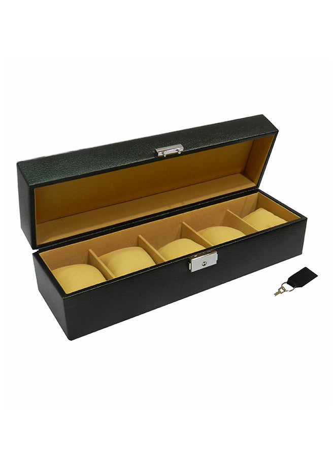 LAVERI LEATHER - 5-Piece Watch Organizer - Image 1