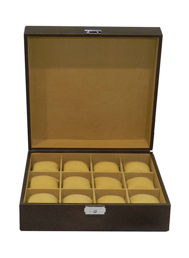 LAVERI LEATHER - unisex 12-Piece Watch Organizer - Image 1