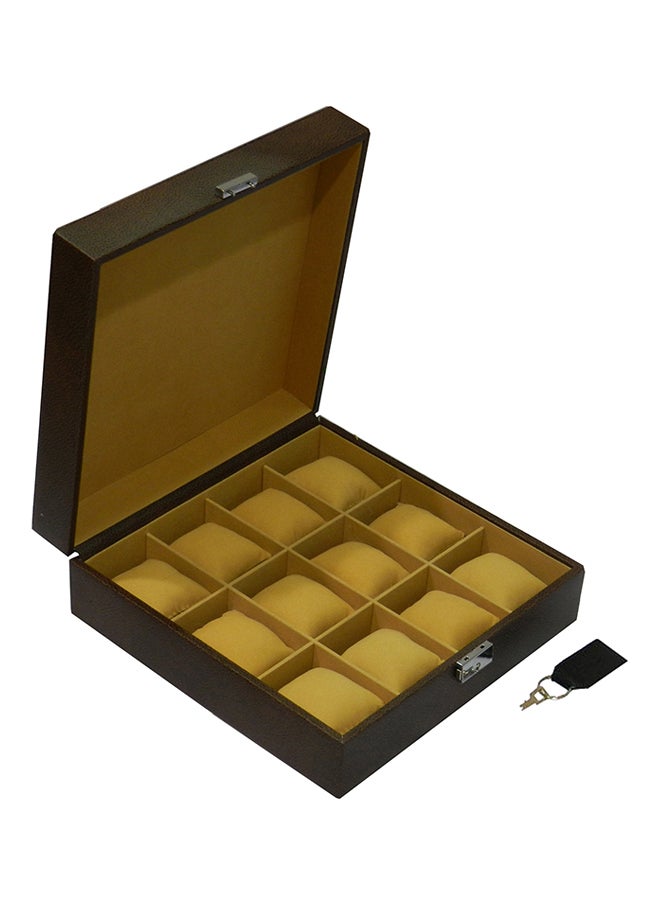 LAVERI LEATHER - unisex 12-Piece Watch Organizer - Image 1