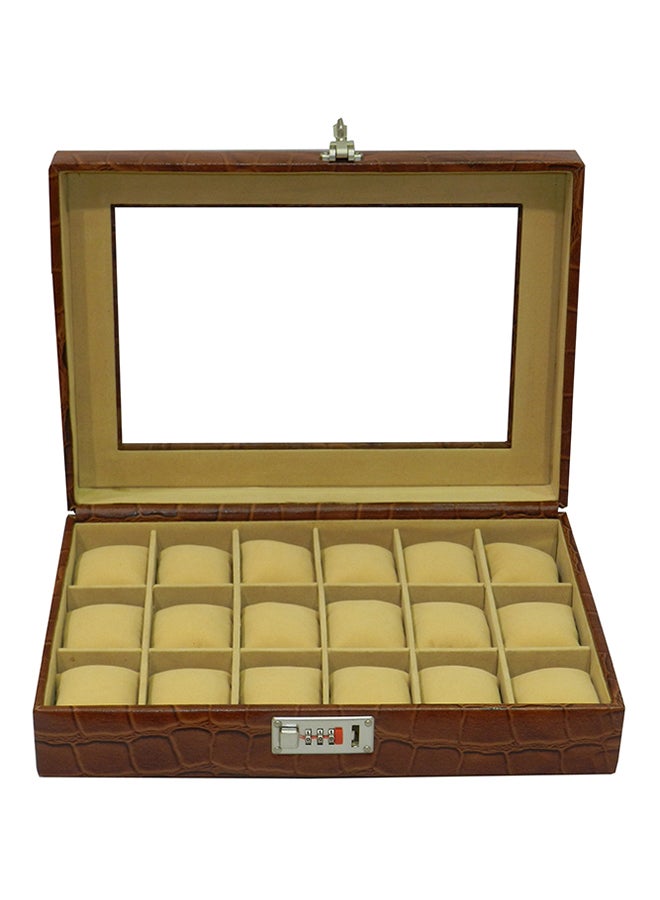 ليفراي منظم ساعات يد يحتوي على 18 مقصورة unisex - Image 1