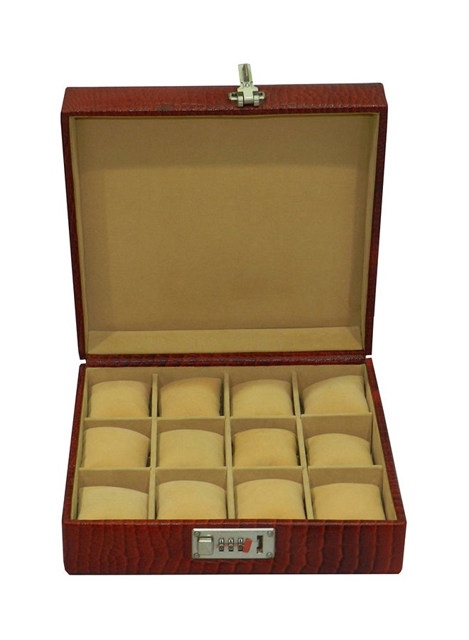 LAVERI LEATHER unisex 12-Piece Watch Organizer - Image 1