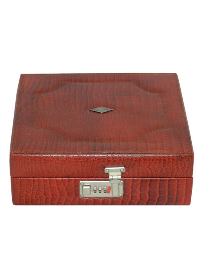 LAVERI LEATHER unisex 12-Piece Watch Organizer - Image 3