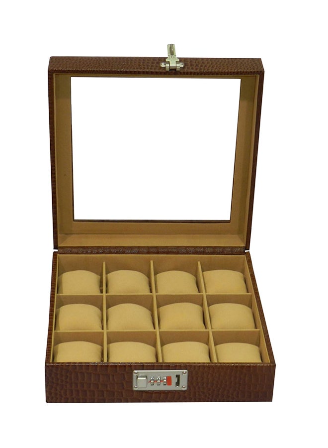 LAVERI LEATHER - unisex 12-Piece Watch Organizer - Image 1
