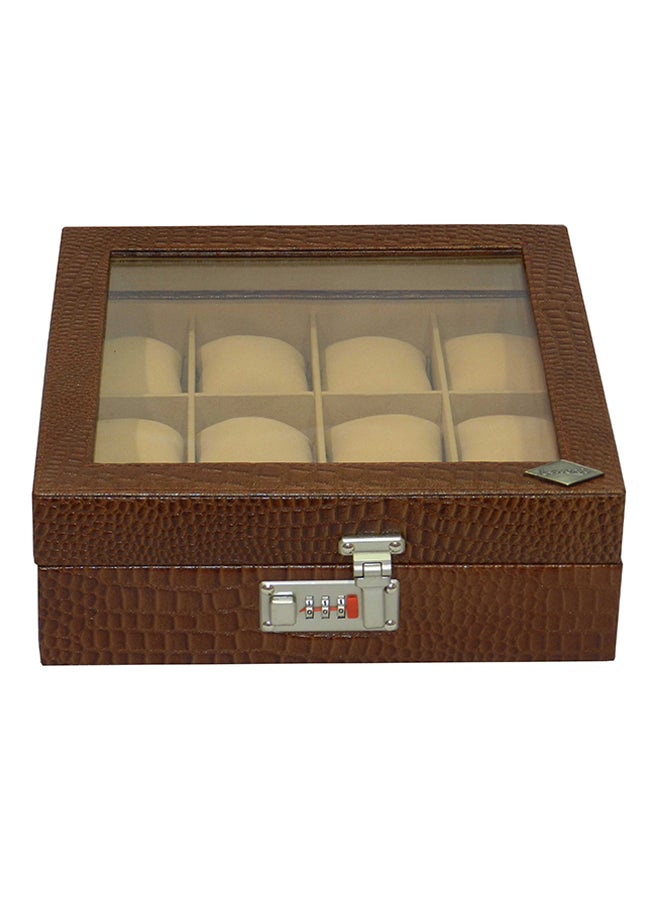 LAVERI LEATHER - unisex 12-Piece Watch Organizer - Image 1