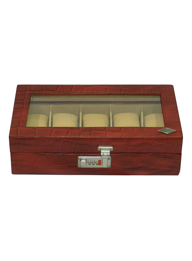 LAVERI LEATHER - unisex 10-Piece Watch Organizer - Image 1