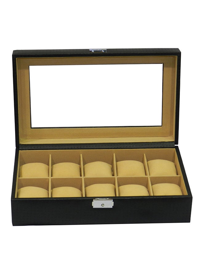 LAVERI LEATHER - unisex 10-Piece Watch Organizer - Image 1