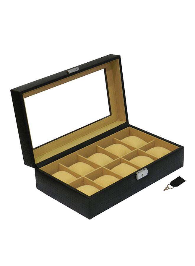 LAVERI LEATHER - unisex 10-Piece Watch Organizer - Image 1