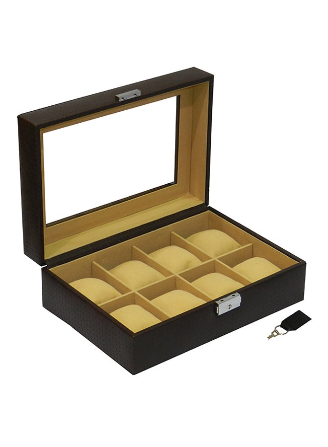 LAVERI LEATHER unisex 8-Piece Watch Organizer - Image 2