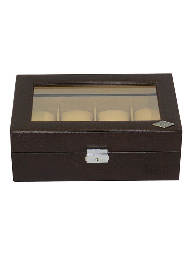 LAVERI LEATHER unisex 8-Piece Watch Organizer - Image 3
