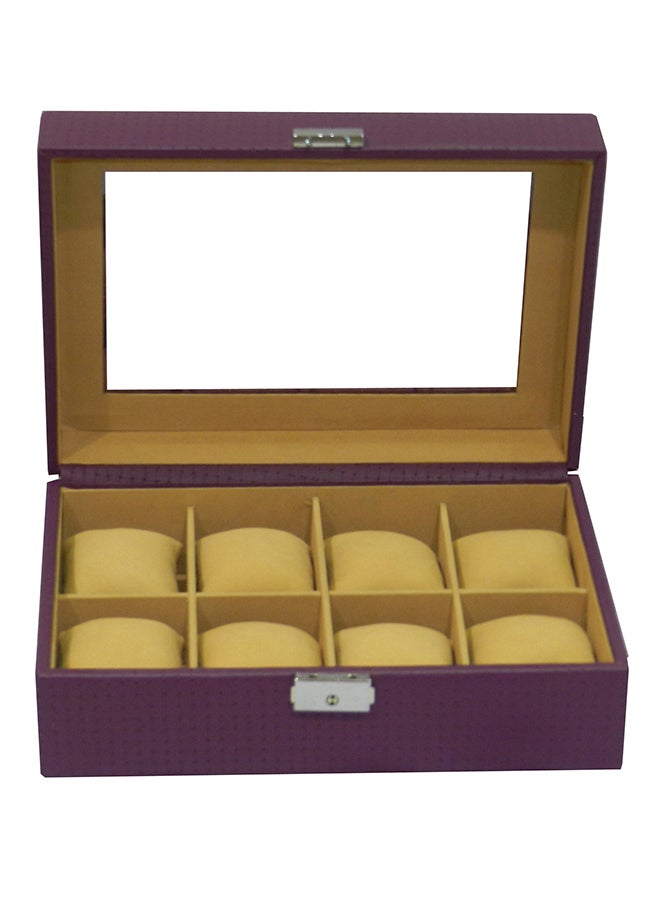 LAVERI LEATHER unisex 8-Piece Watch Organizer - Image 1
