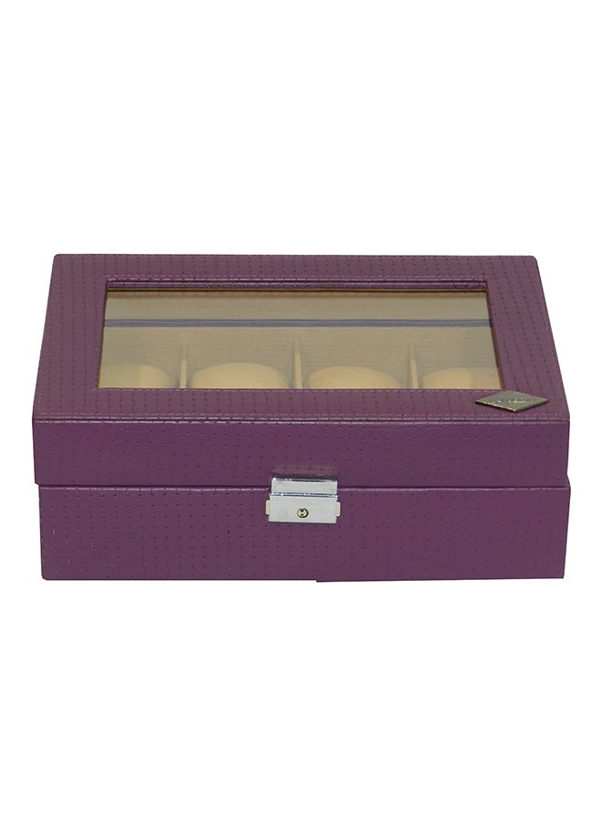 LAVERI LEATHER unisex 8-Piece Watch Organizer - Image 3