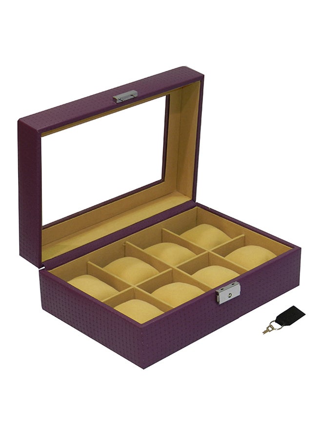 LAVERI LEATHER unisex 8-Piece Watch Organizer - Image 2