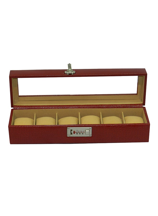 LAVERI LEATHER - unisex 6-Piece Watch Organizer - Image 1