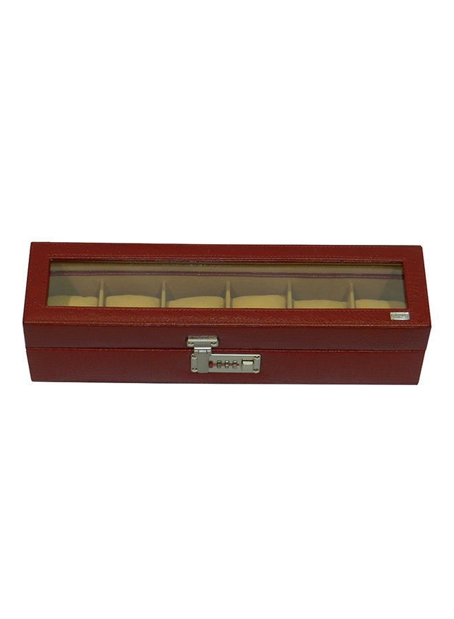 LAVERI LEATHER - unisex 6-Piece Watch Organizer - Image 1