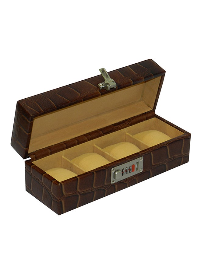 LAVERI LEATHER - unisex 4-Piece Watch Organizer - Image 1
