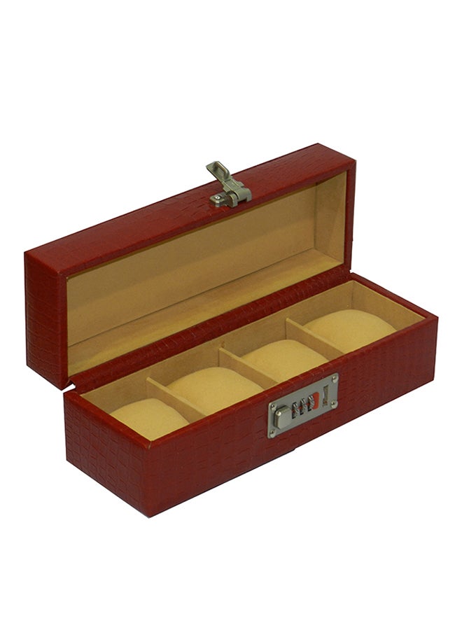 LAVERI LEATHER - unisex 4-Piece Watch Organizer - Image 1