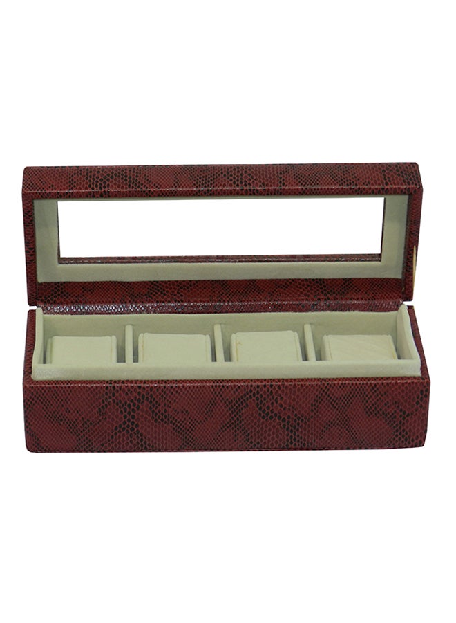 LAVERI LEATHER unisex 4-Piece Watch Organizer - Image 1