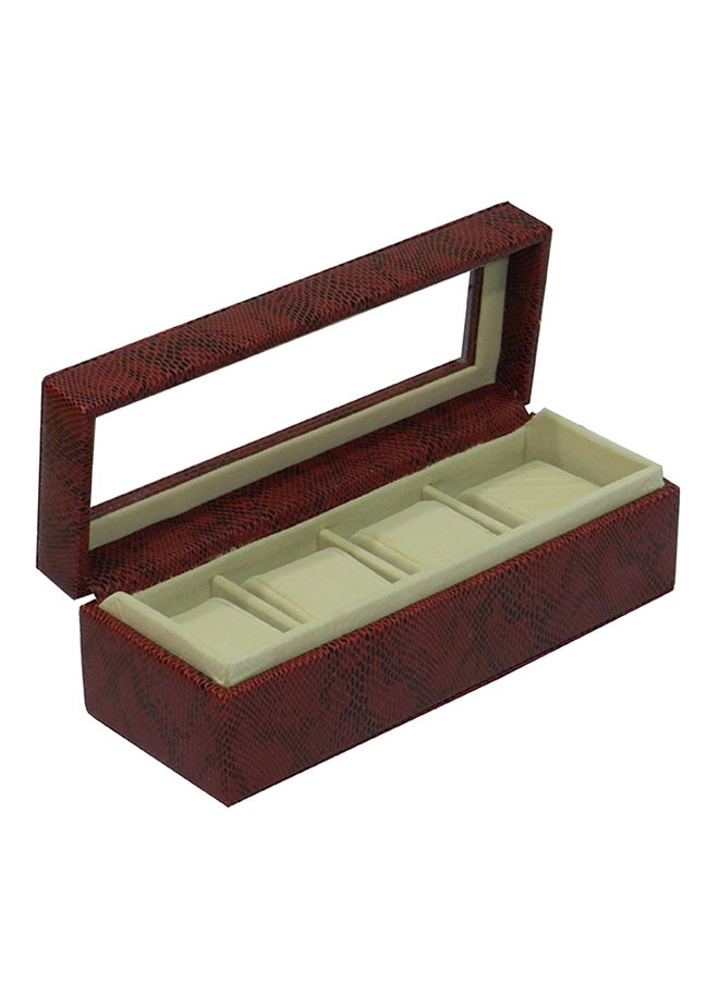 LAVERI LEATHER unisex 4-Piece Watch Organizer - Image 2