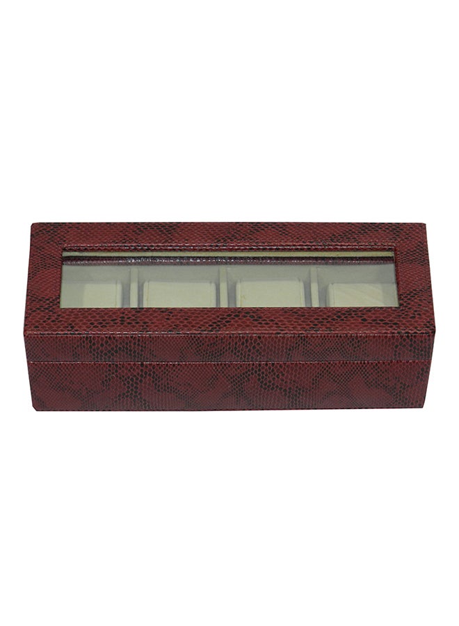 LAVERI LEATHER unisex 4-Piece Watch Organizer - Image 3