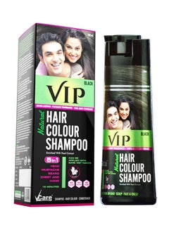 VIP Natural Hair Colour Shampoo Black 180ml 