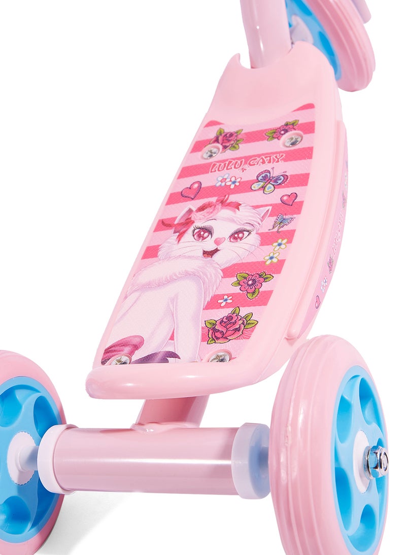 LULU CATY - 3- Wheeler Tri-Scooter Lulu Catty Non Slip Handles Outdoor For Kids And Adults - Image 1