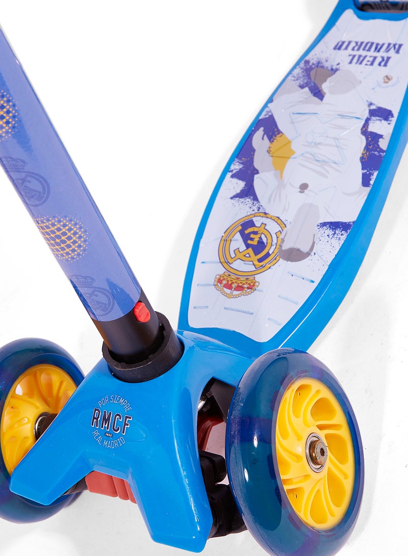 Real Madrid 3-Wheel Scooter Blue - Image 3