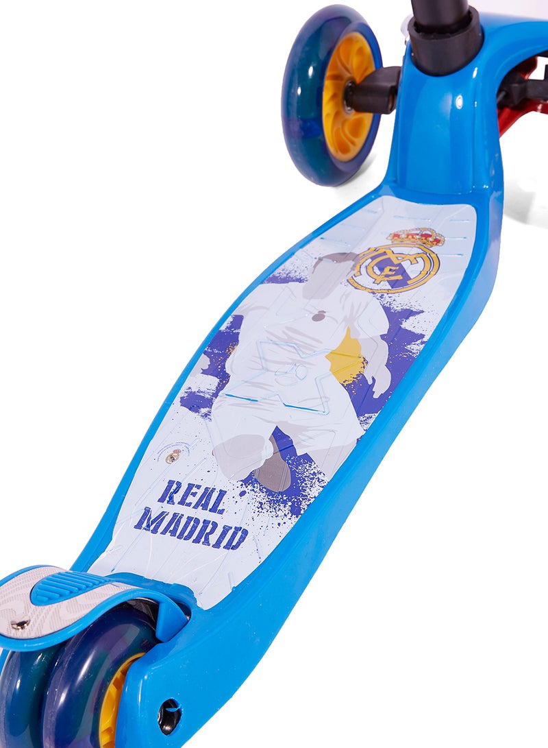 Real Madrid 3-Wheel Scooter Blue - Image 4