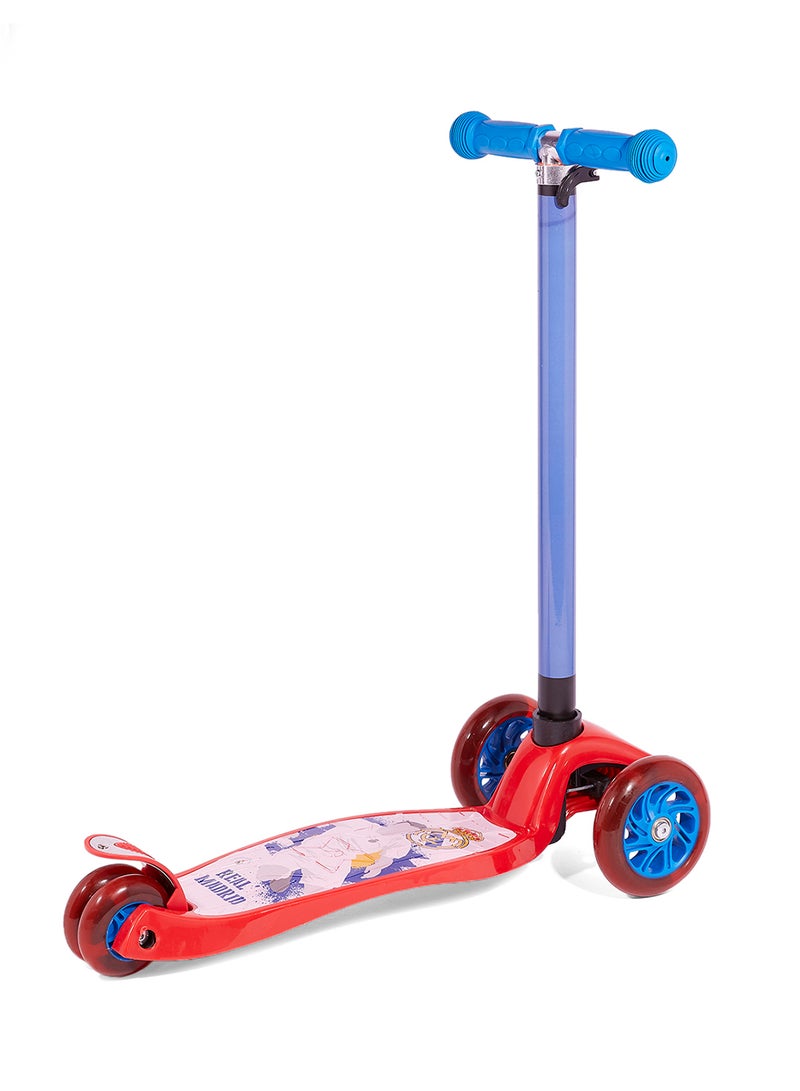 Real Madrid 3-Wheel Scooter Multicolour - Image 2