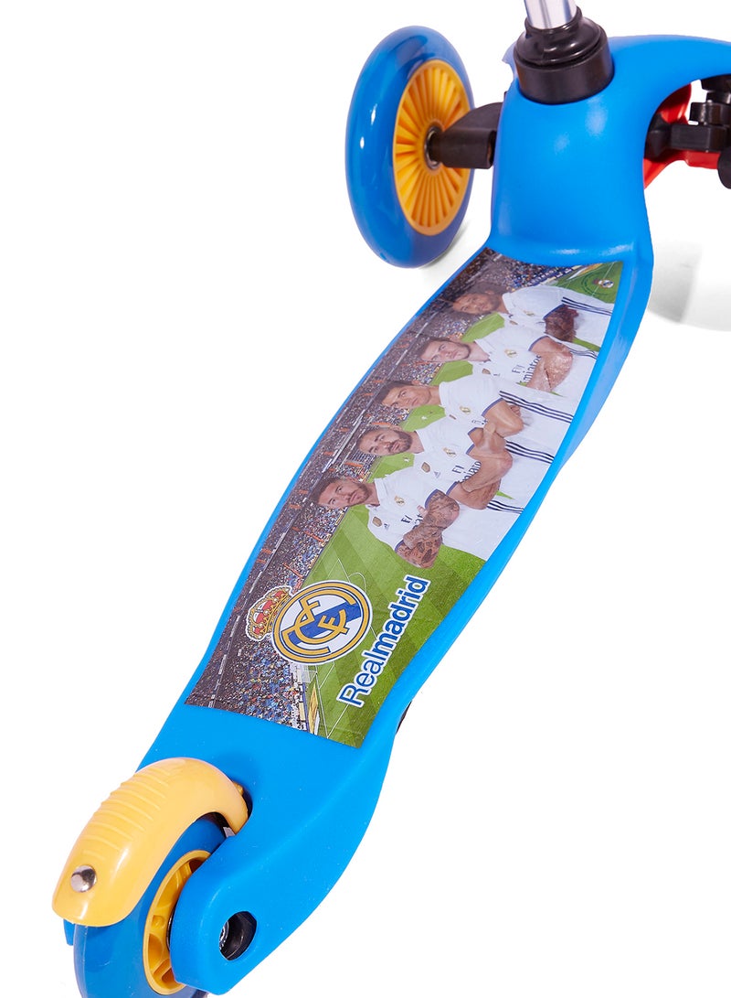 Real Madrid 3-Wheel Twistable Scooter Multicolour - Image 4