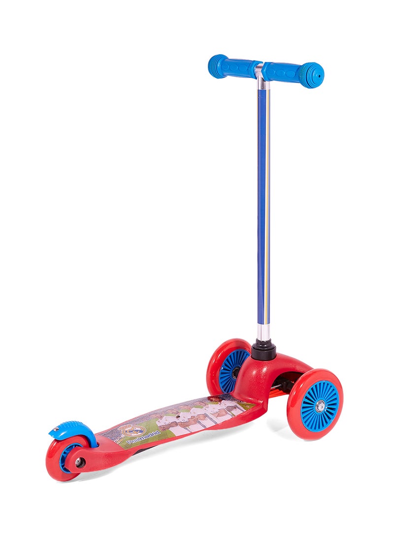Real Madrid 3-Wheel Twistable Scooter Multicolour - Image 2