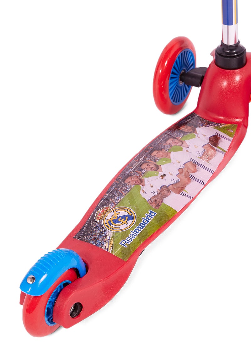 Real Madrid 3-Wheel Twistable Scooter Multicolour - Image 4