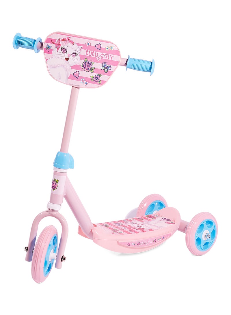 LULU CATY - 3- Wheeler Tri-Scooter Lulu Catty Non Slip Handles Outdoor For Kids And Adults - Image 1