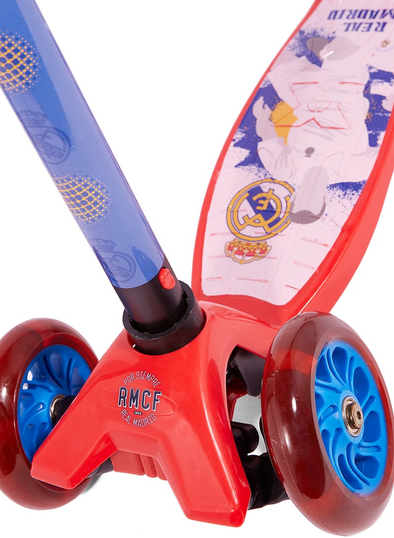 Real Madrid 3-Wheel Scooter Multicolour - Image 3