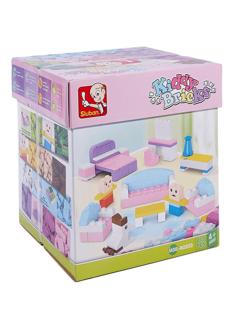 Sluban M38-B0503 415-Piece Kiddy Bricks Set 4+ Years - Image 1
