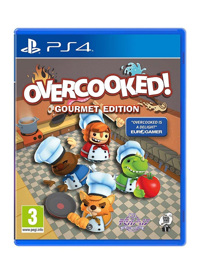 يونيتي جيمز - لعبة فيديو OverCooked - (إصدار عالمي) - children_s - playstation_4_ps4 - Image 1