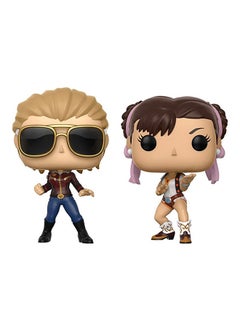 Funko Pop Games Marvel Vs Capcom Infinite : Captain Marvel Vs Chun-Li Figure  - Image 1