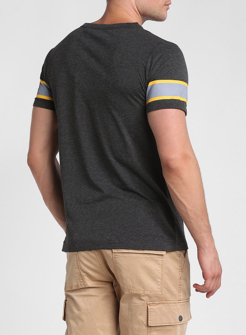 Caliente Dubai Printed T-shirt Grey - Image 2