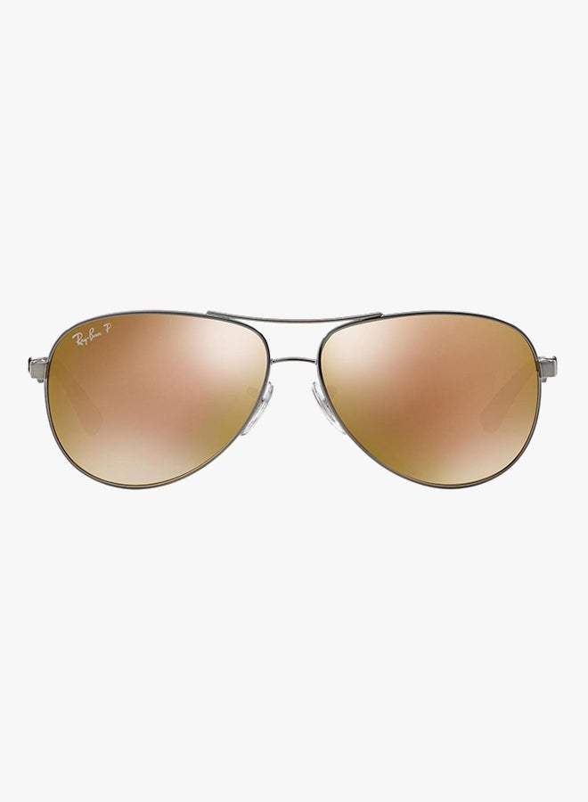 Ray-Ban Aviator Sunglasses - RB8313-004/N3-61 - Lens Size: 61 mm - Silver - Image 2