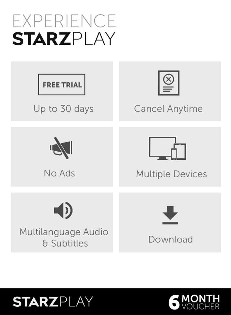 Pre-Paid Card Subscription 6 Months