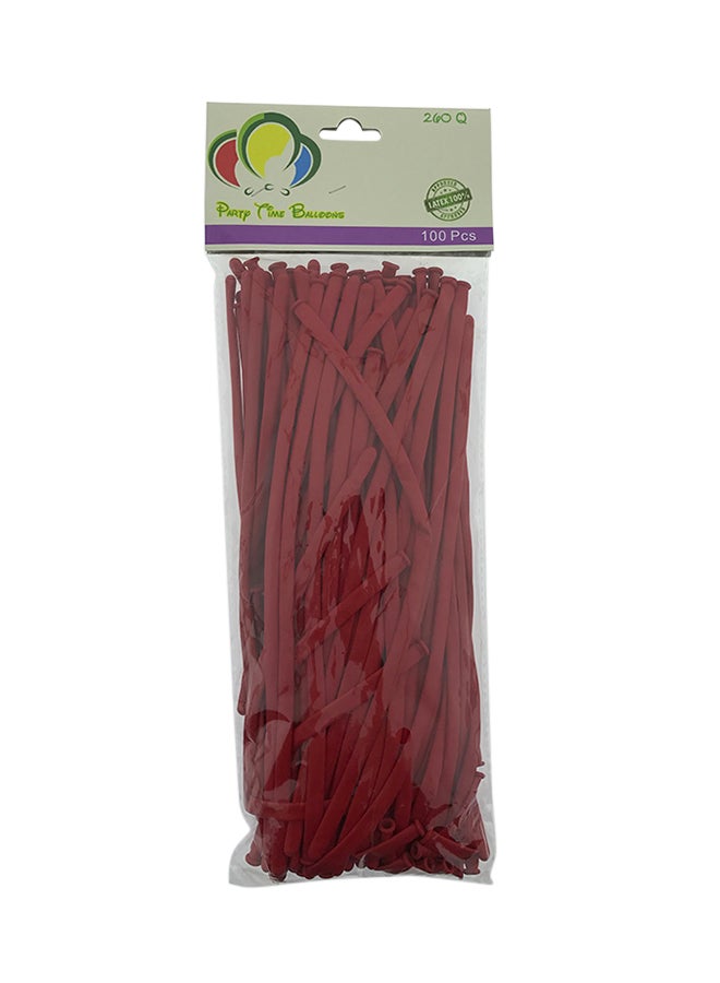 Party Time 100-Piece 260Q Long Party Balloons  - Image 2