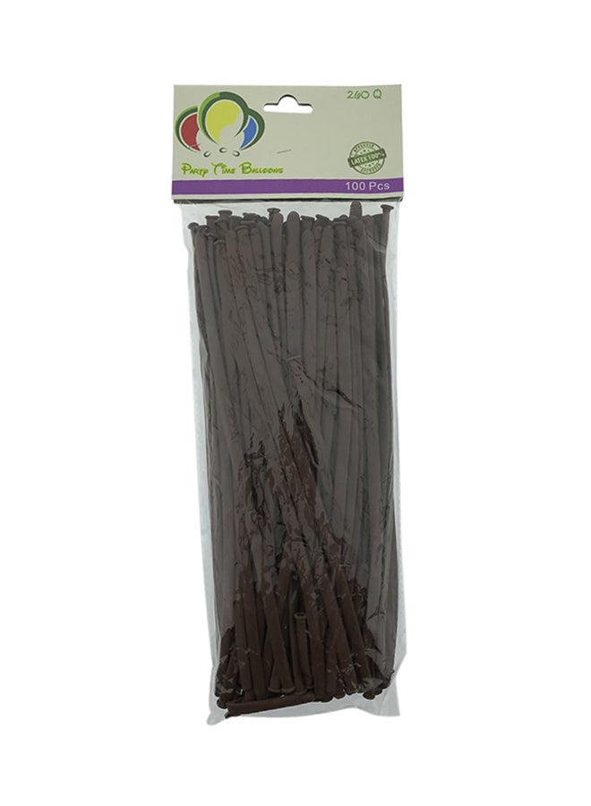 بارتي تايم بالونات طويلة للحفلات 260Q من 100 قطعة - Image 2
