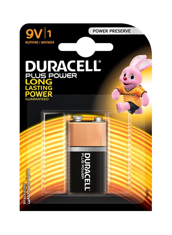 دوراسيل بطارية منزلية بلاس باور 9V متعدد الألوان