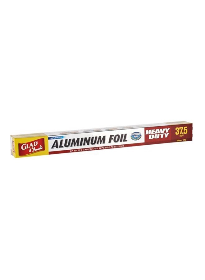 Glad Aluminum Foil 37.5 sq.ft. Silver