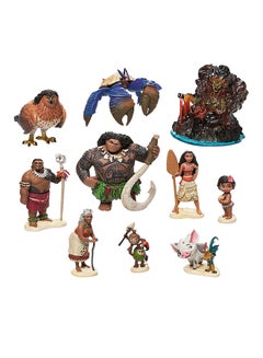 10-Piece Cute Moana Princess Figure Set - v1527533354/N14780504A_1