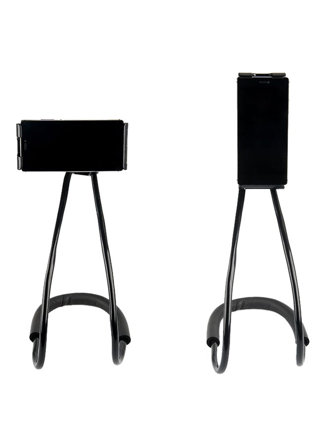 Generic Lazy Hanging Neck Phone Stand Black  - Image 2
