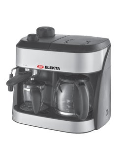 Electric Espresso And Drip Coffee Maker 1.25 L 1800.0 W EL-ESP-12DC Silver/Black