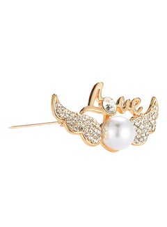 Generic Alloy Sweet Drilled Leaf Brooch  - Image 1