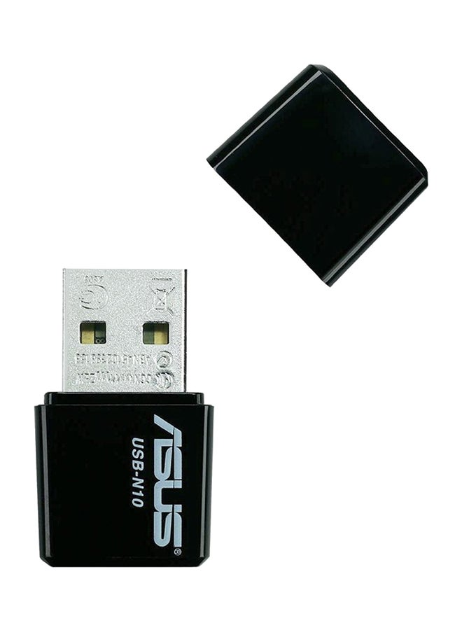 ASUS N150 Wireless USB Nano Adapter Black/Silver - Image 1