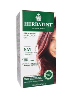 Herbatint Permanent Hair Color Gel 5M Light Mahogany Chestnut 135ml 