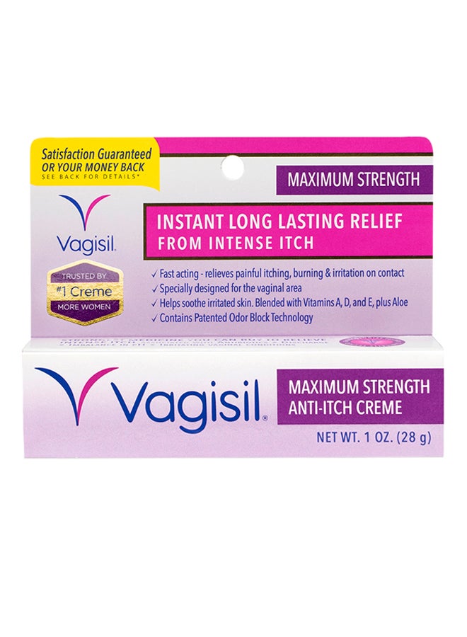 Vagisil Anti-Itch Creme Clear 28grams  - Image 3
